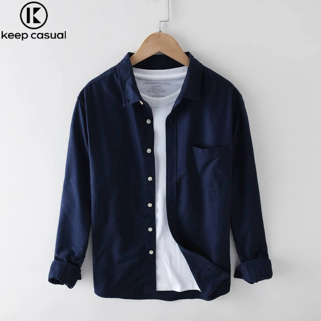 New Stylish & Smart Looking Trendy Cotton Oxford Long Sleeve Casual Shirt For Men By SALMA XPORT (LX)